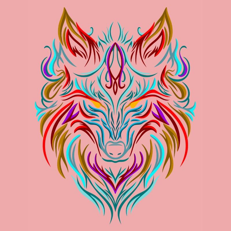 Wolf Tattoo Bunt