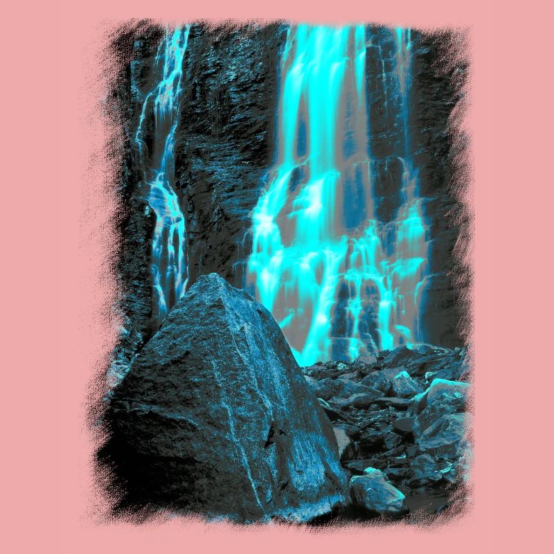 Felsiger Wasserfall