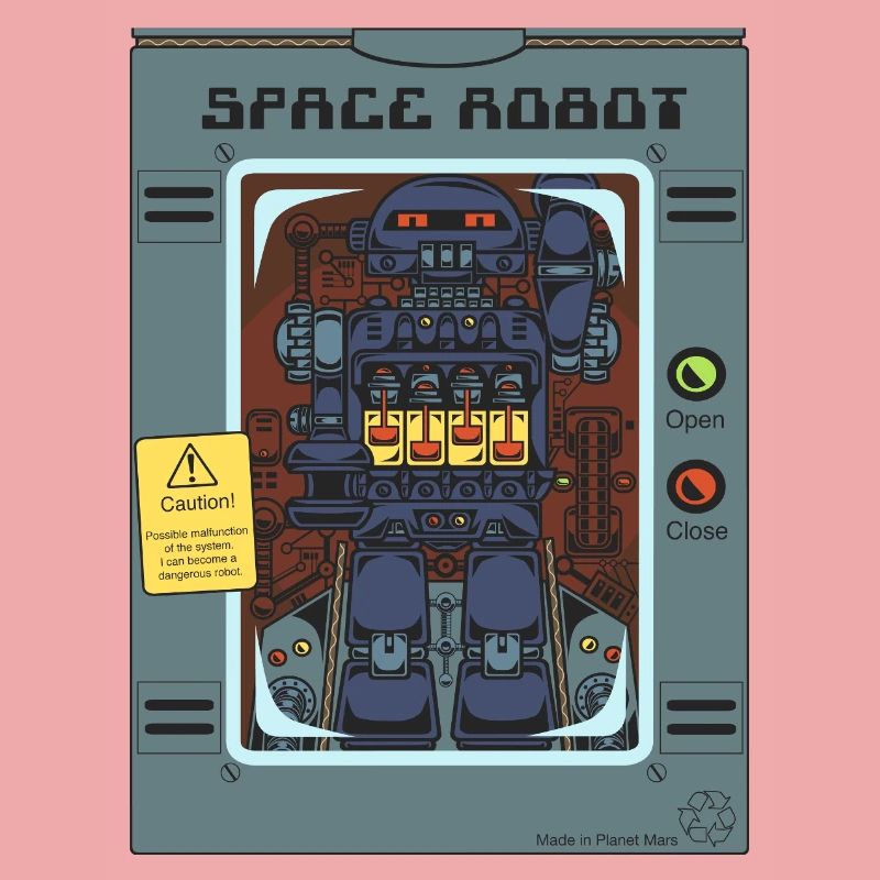 Robot spatial jouet.