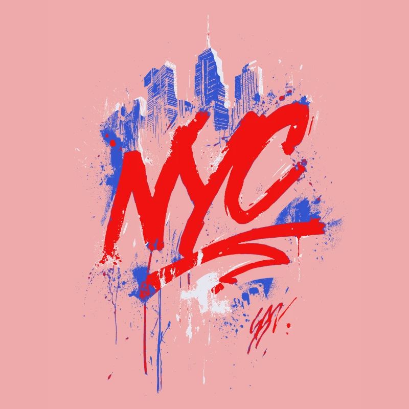 NYC Graffiti Skyline Splash