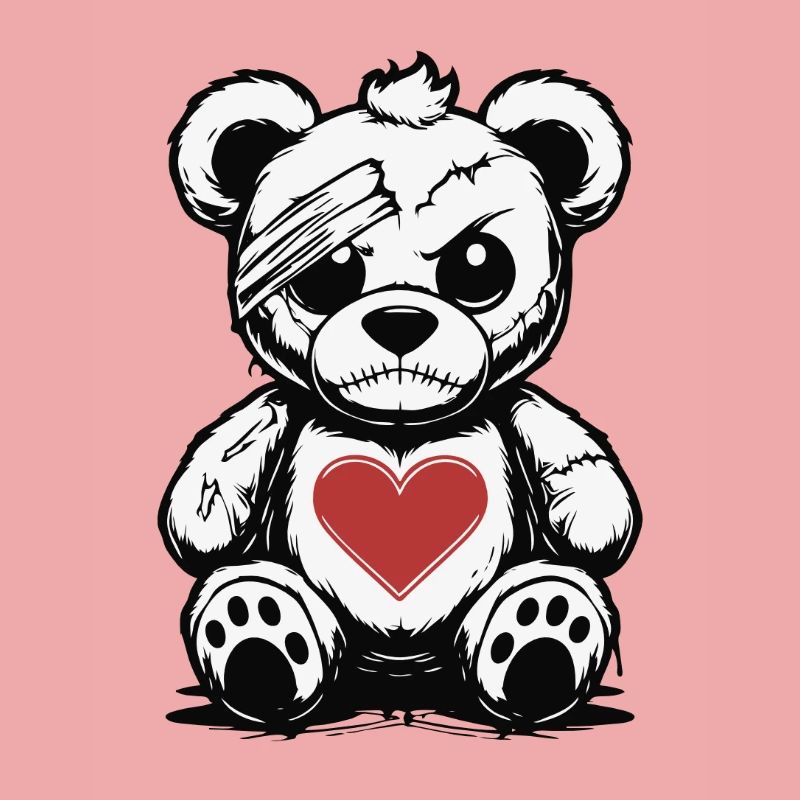 Grumpy Teddy with a good Heart