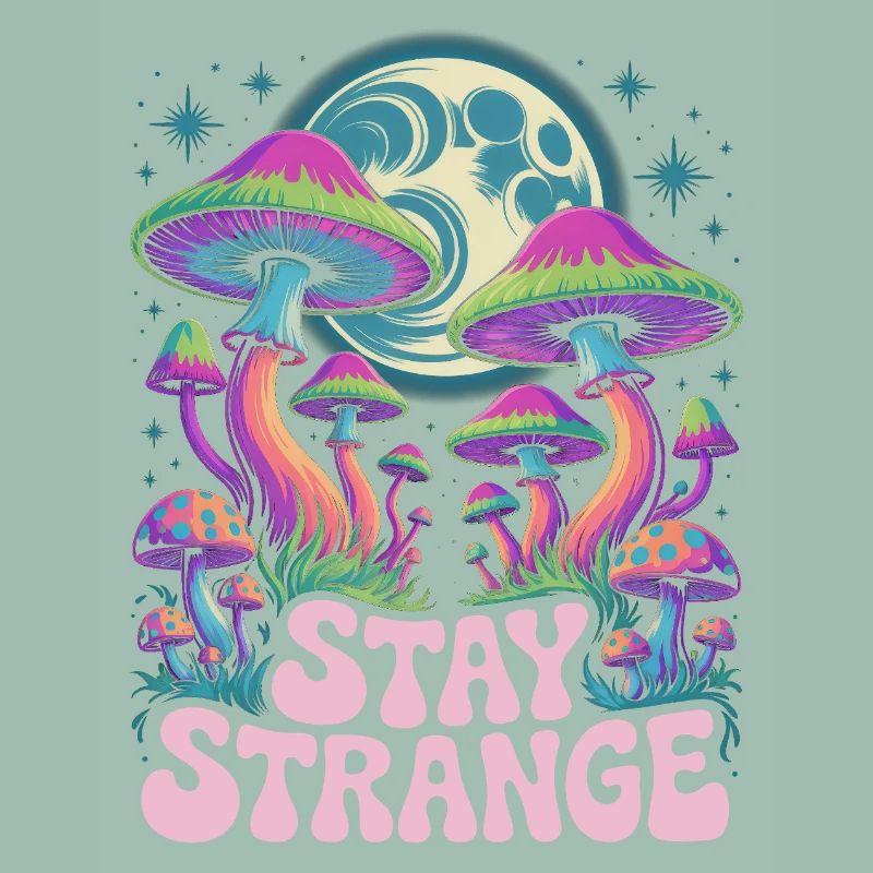 Art de champignons Stay Strange