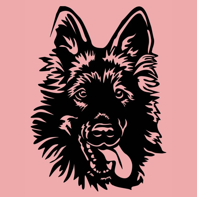 German Shepherd Head