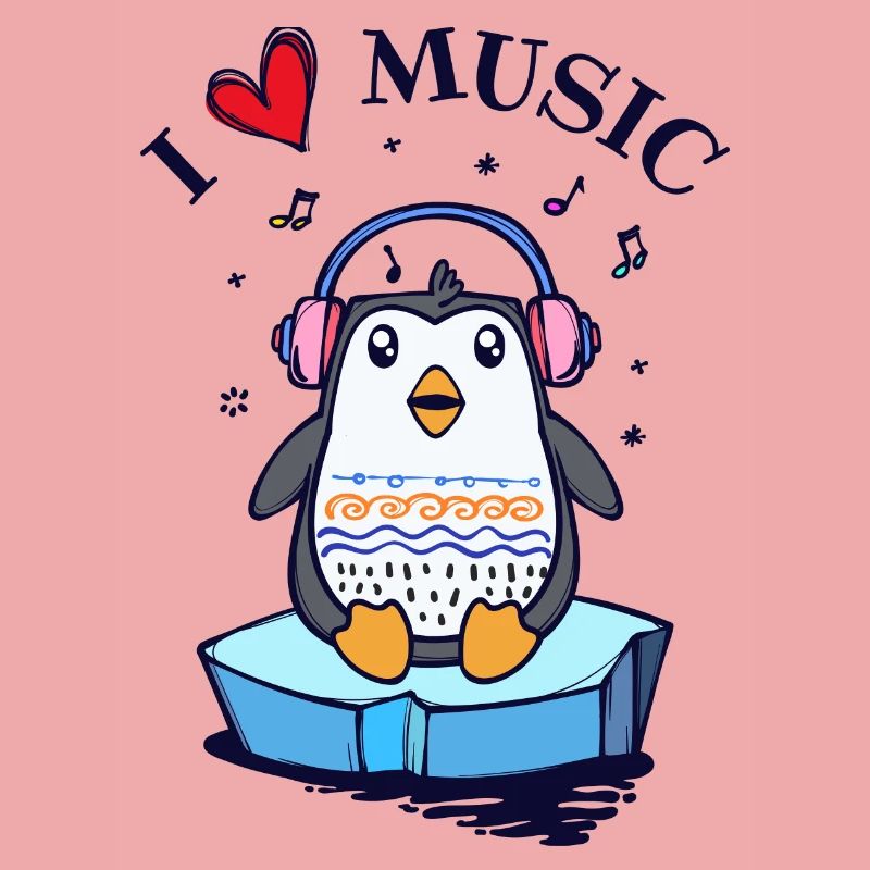 Seevogel Cool Herz PinguinTier Statement