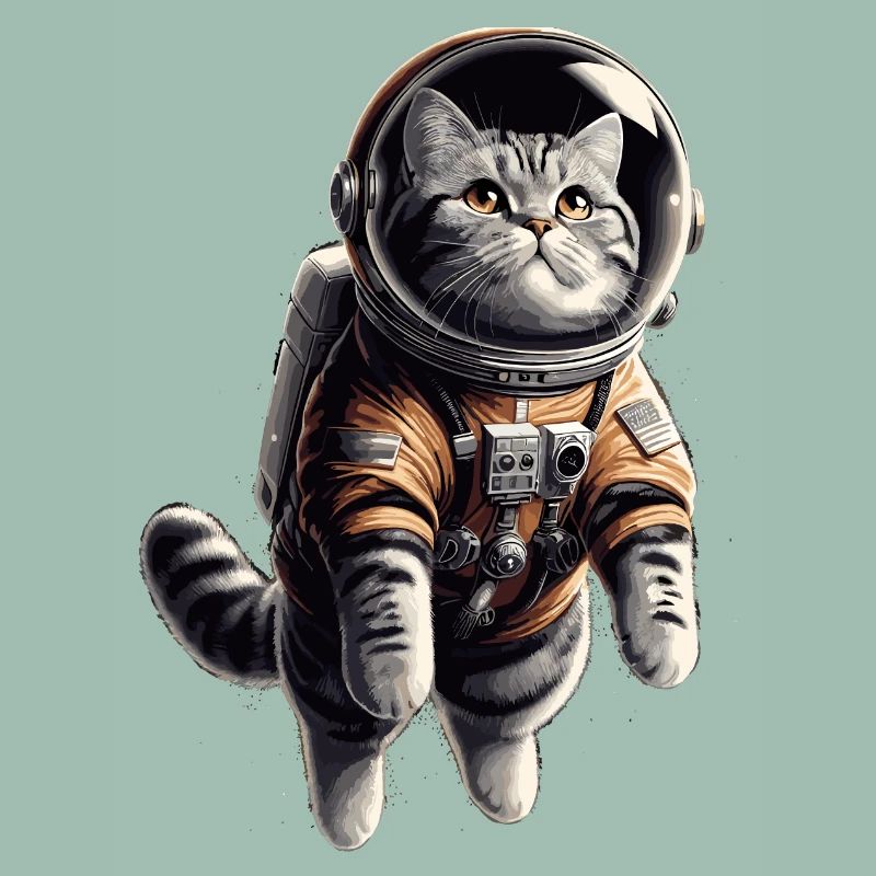 Astronaut BKH getigert Geschenk