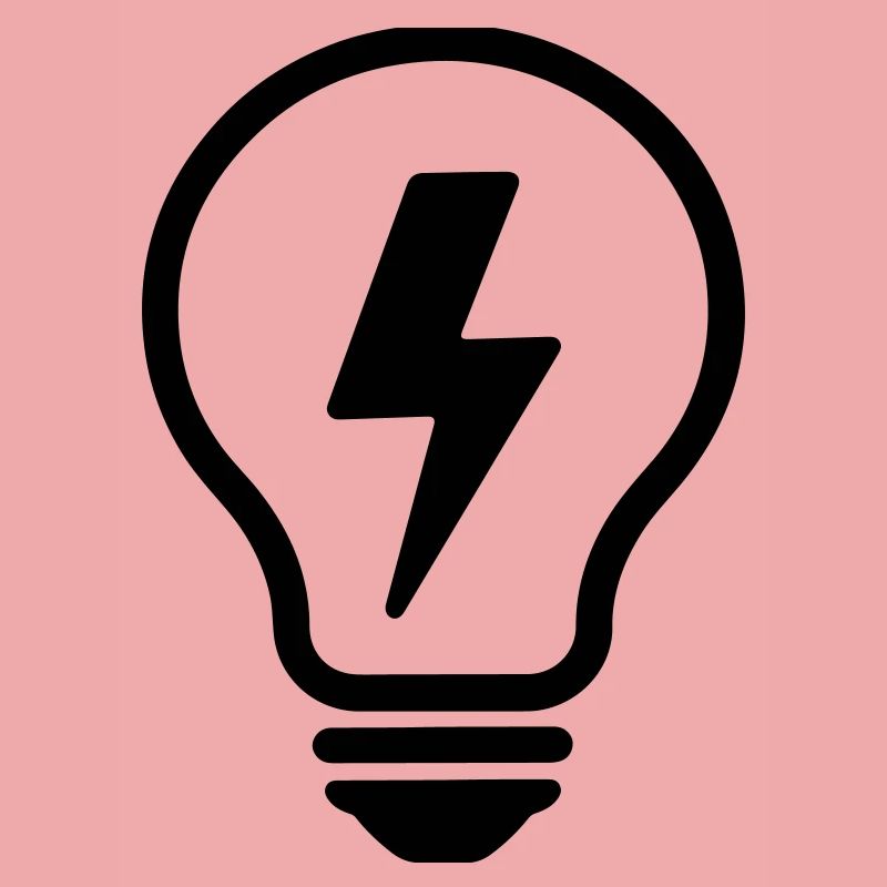 Creative Idea T-shirt - Electric Light Bulb