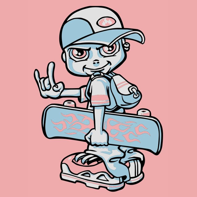 Skater boy flex