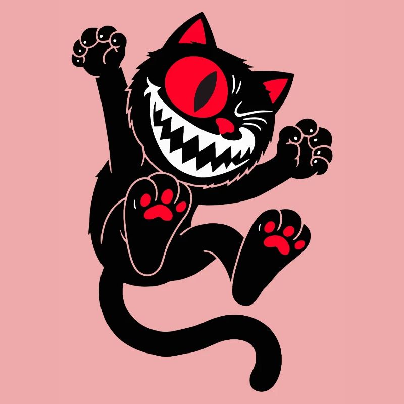 Springende Katze