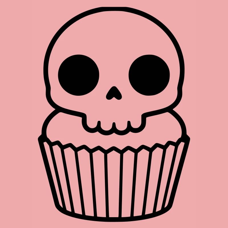 Spooky Cupcake | Halloween Skull