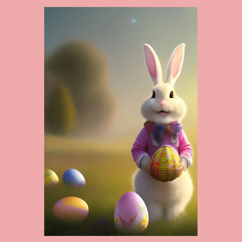 Osterhase mit Oster Eier