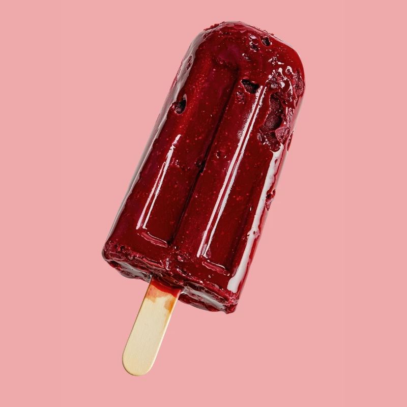 Eis am Stil Rot