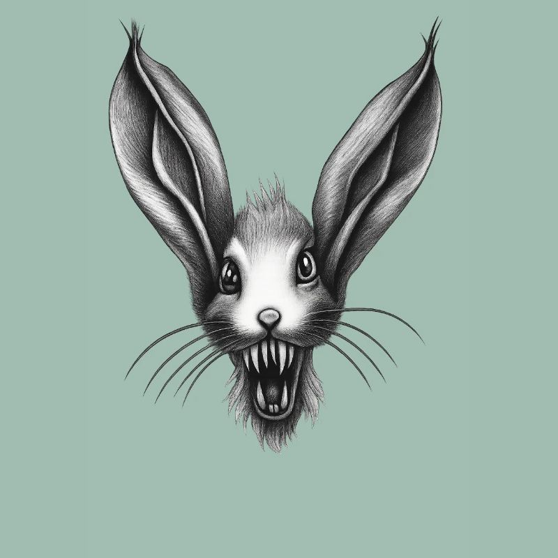 Predatory Surreal Rabbit