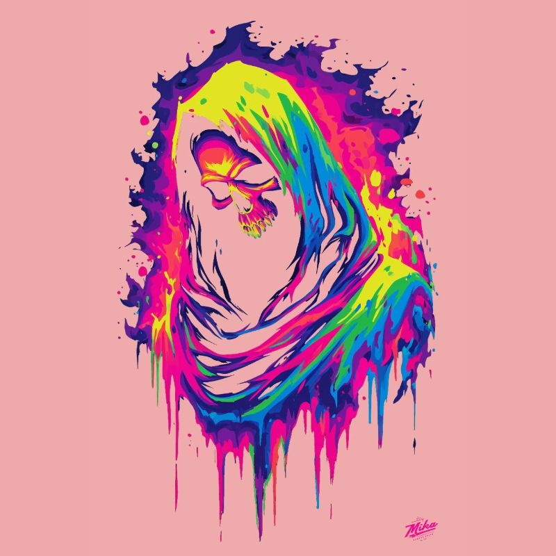 Neon Grim Reaper