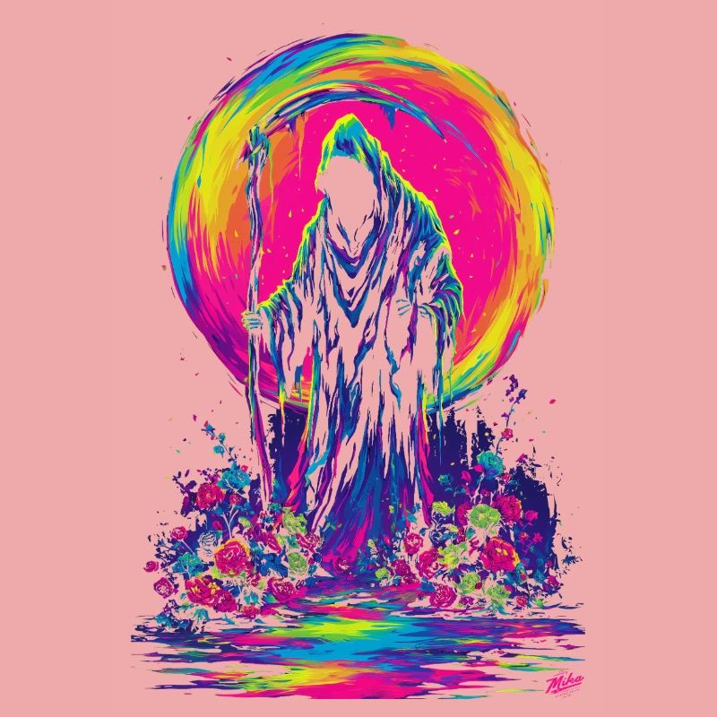 Neon-Sensenmann