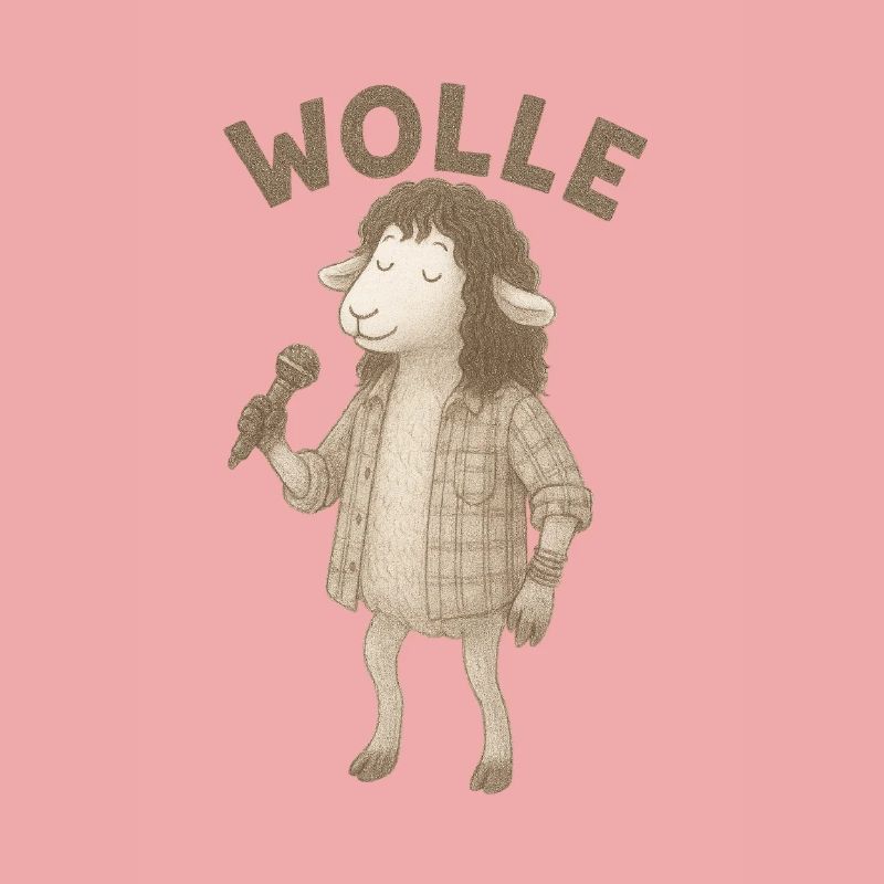 Wolle Schaf mit Mikrofon