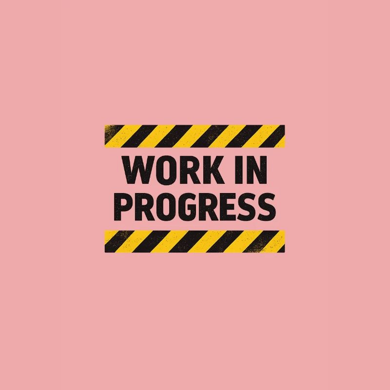 Progress in progress – warning tape