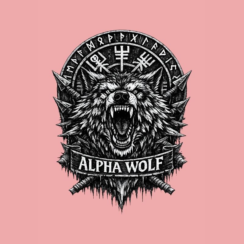 Alpha Wolf Runic Crest