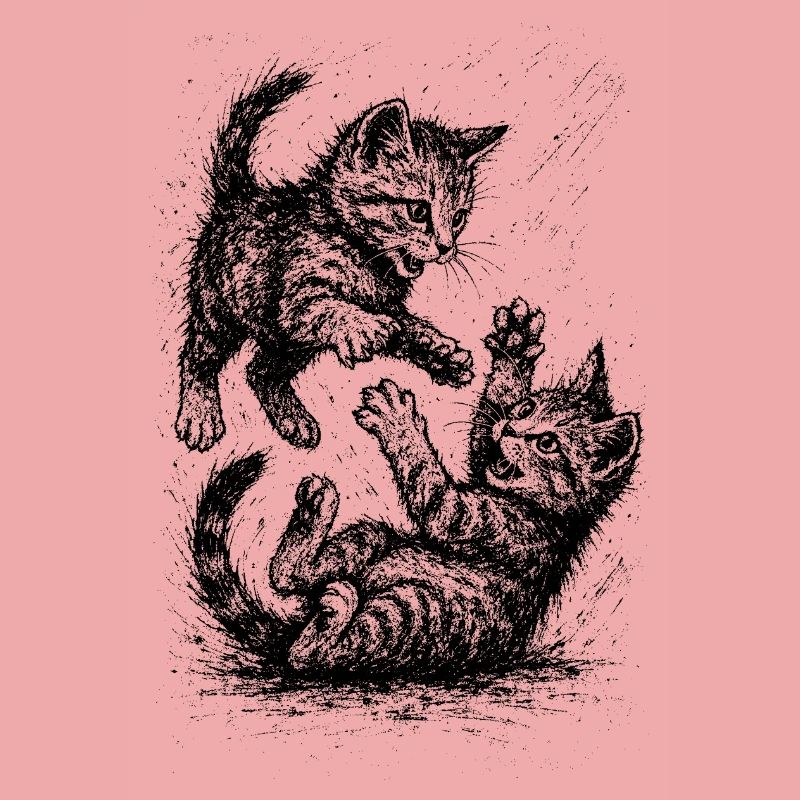 Rangée de chats