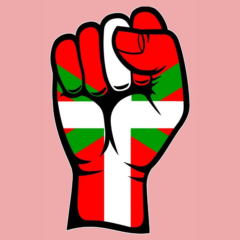 Poing drapeau basque