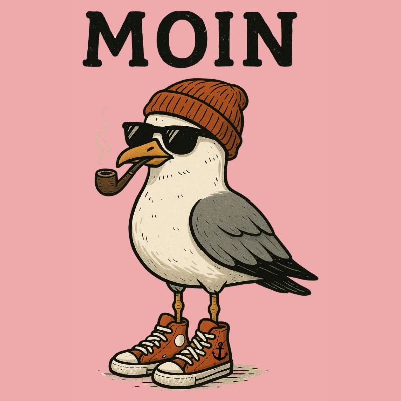 Moin Seagull Pygargue à queue blanche avec accessoires de style urbain