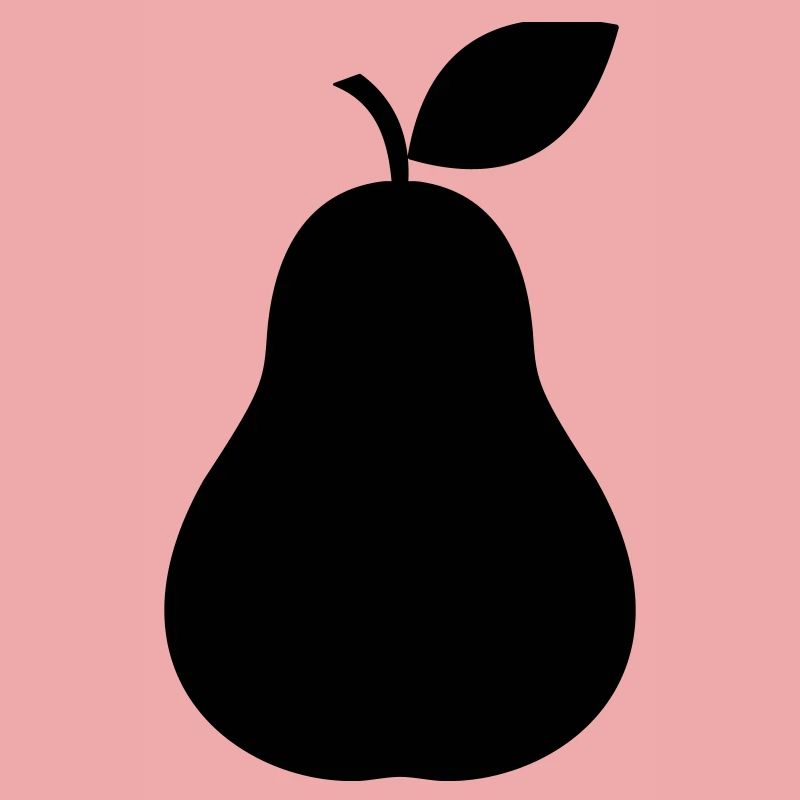 Birne silhouette Obst minimal