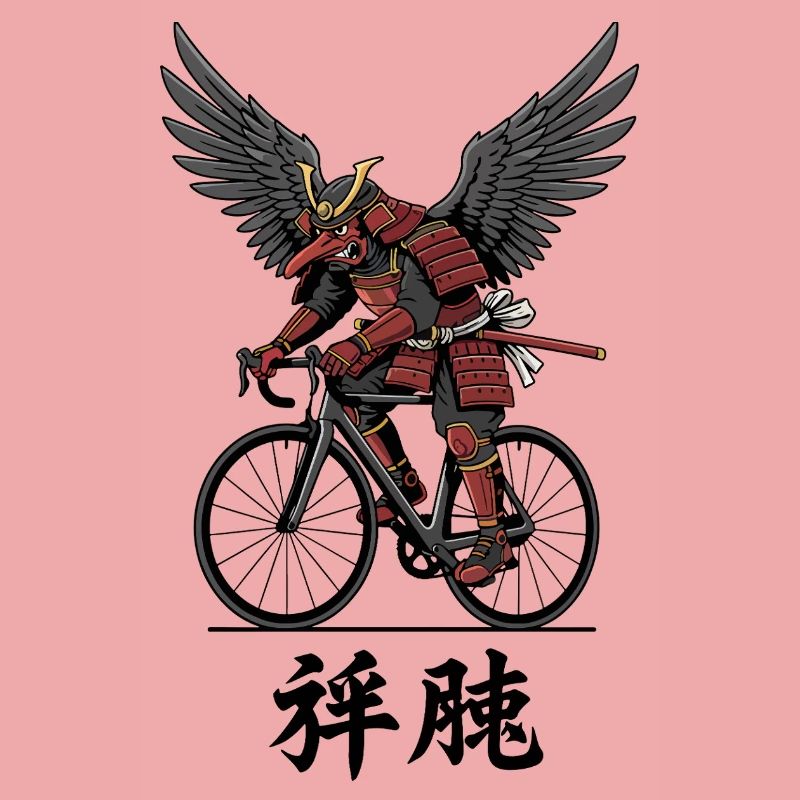 Samouraï ailé à vélo