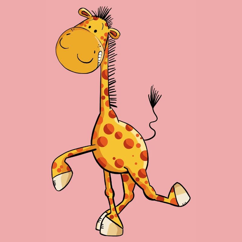 Drollige Giraffe