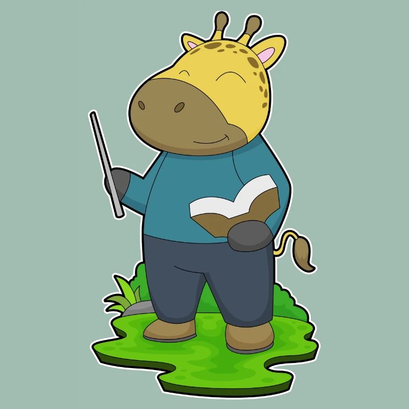 École de lecture des professeurs de girafes