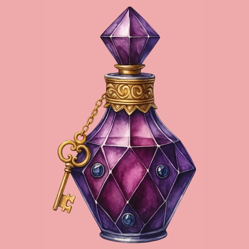 Magic Potion Elixir Vial Jewel Spell Potion