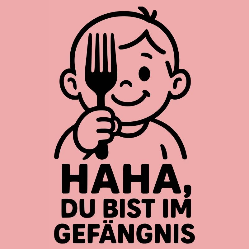 Kids Humor Fork Prison