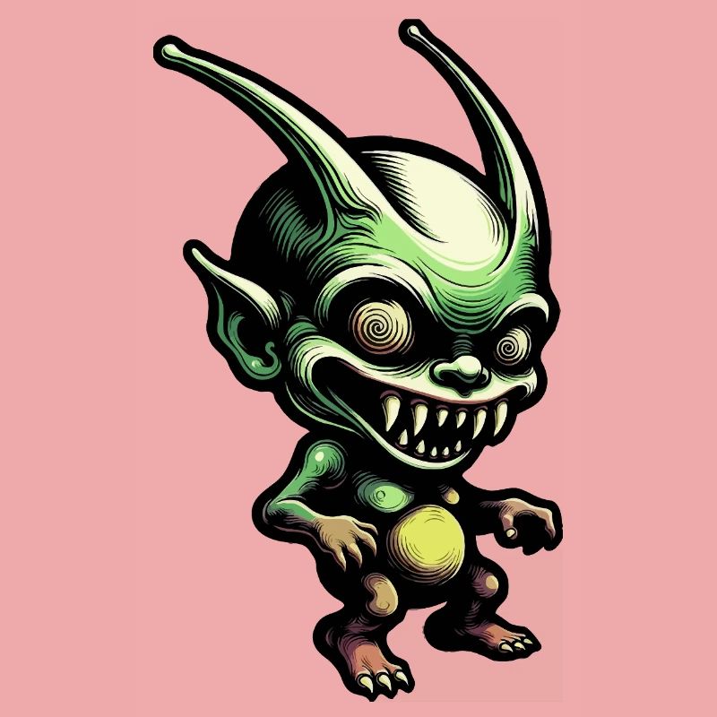 Green Goblin im Retro-Comic-Stil