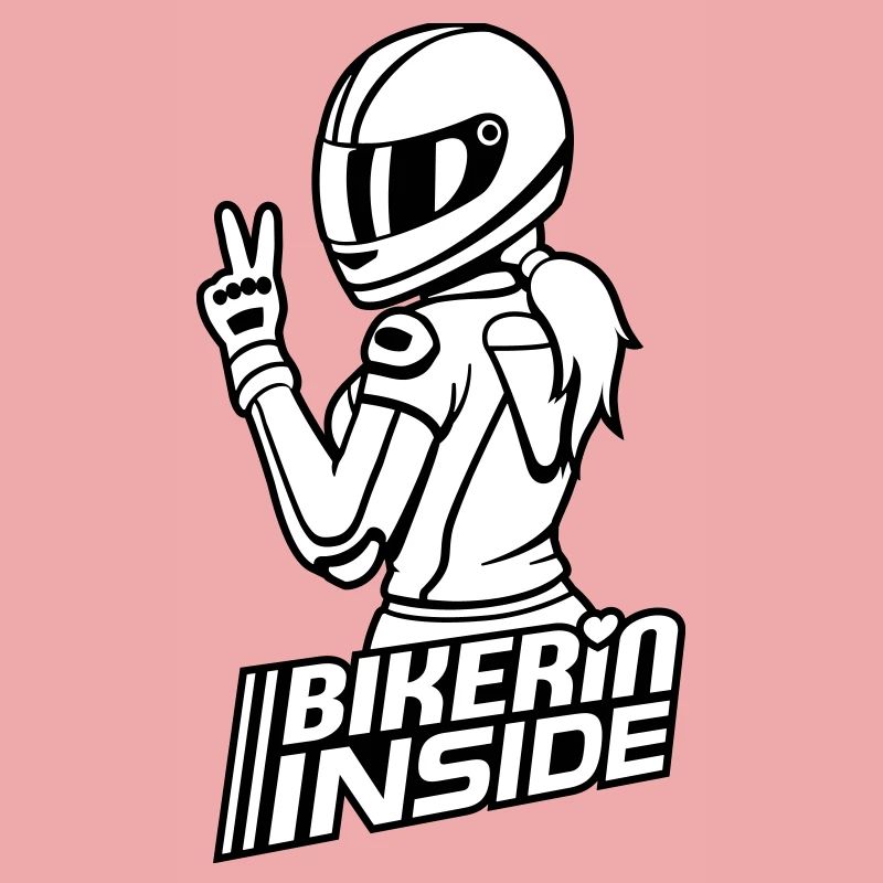 Biker inside (colors can be changed)