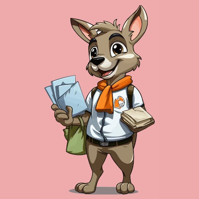 Courrier avec lettres