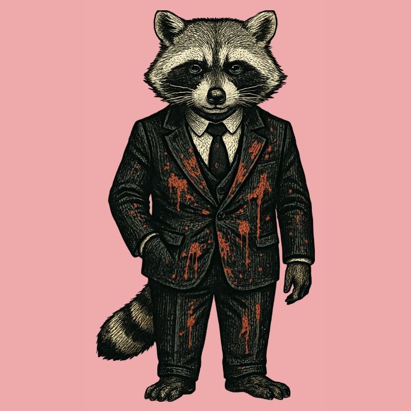 Mafiaboss Waschbär