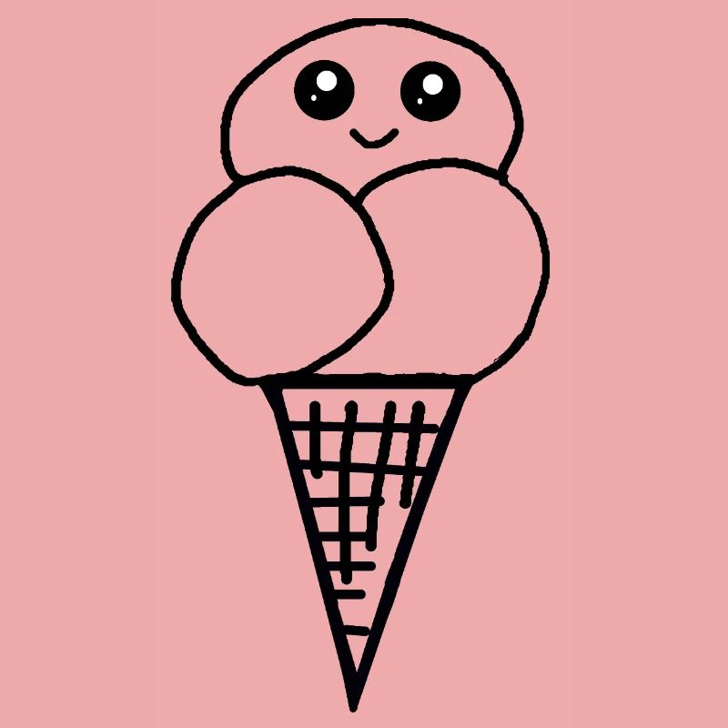Eis Eiswaffel Eistüte Eiscreme Eiskrem