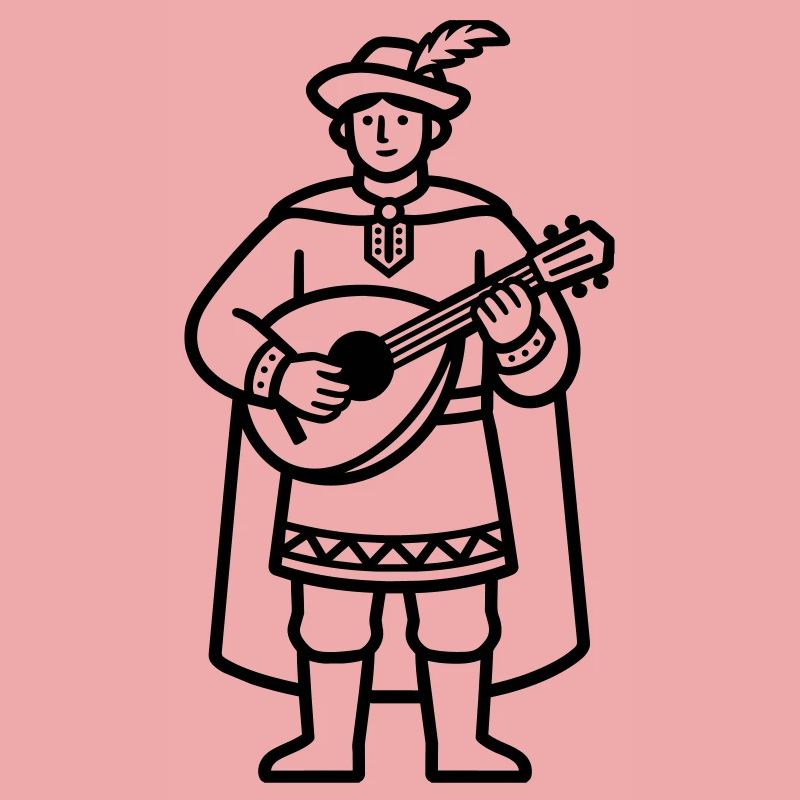 Mittelalterlicher Bard
