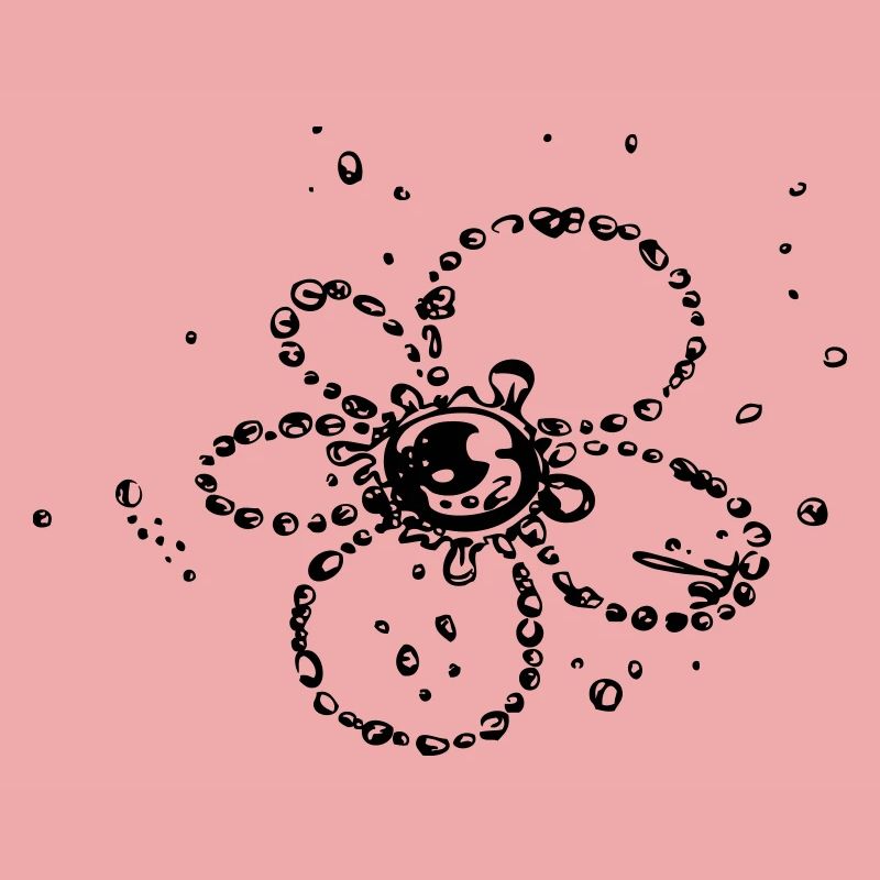 Water splash, Blume aus Wassertropfen