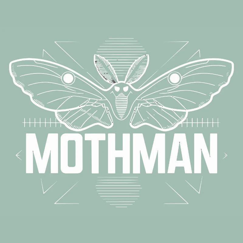 Mothman Cryptid Moth Urban Legend Paranormal