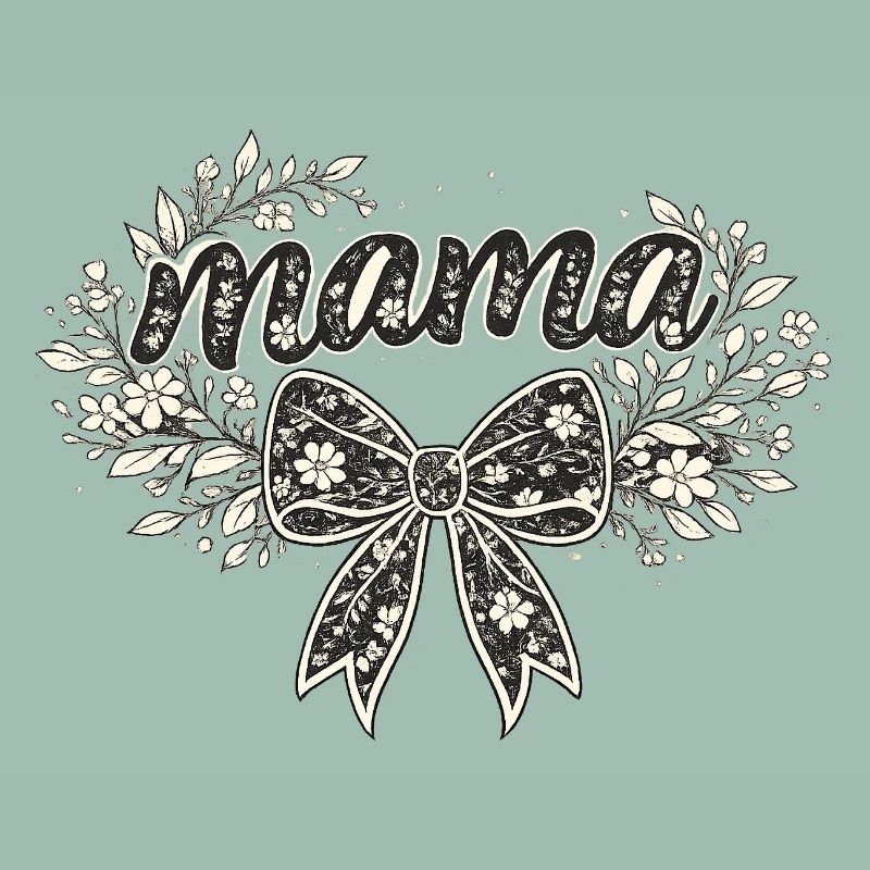 Mama-Geschenk: Retro-Mama-Visualisierung