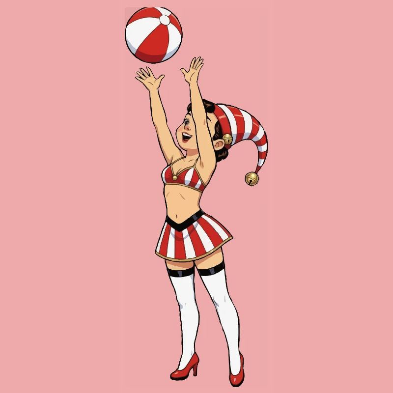Leprechaun-Mädchen mit Ball