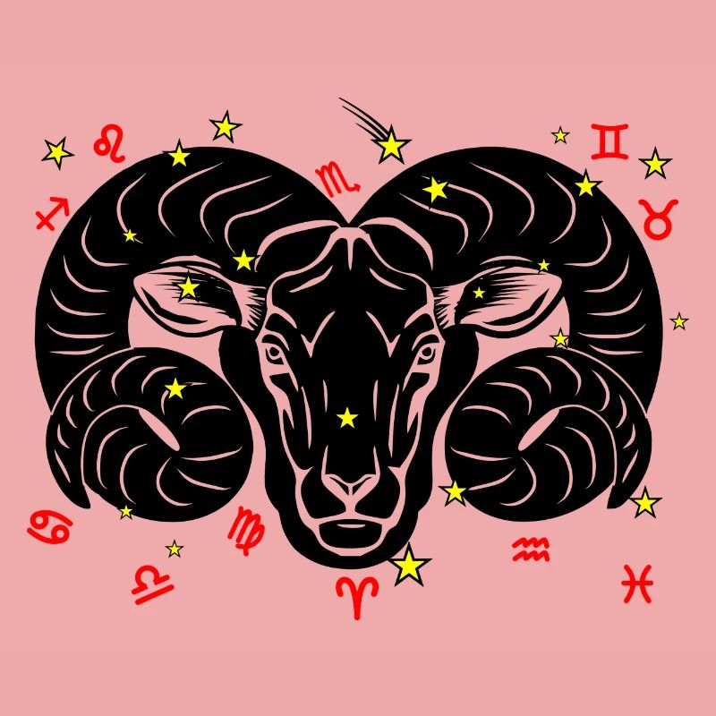 Sternzeichen Stern Logo Widder