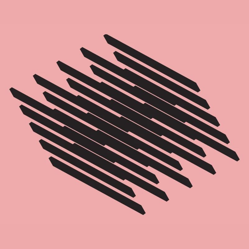 Diagonal Scribble Monochrome Pattern