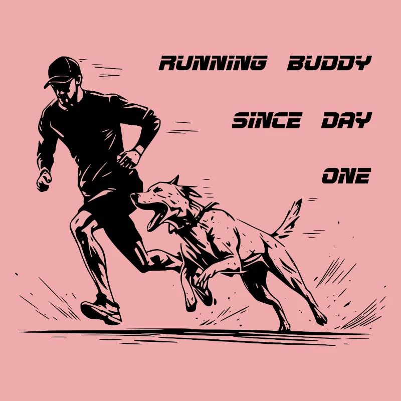 Jogging avec un compagnon de course canin