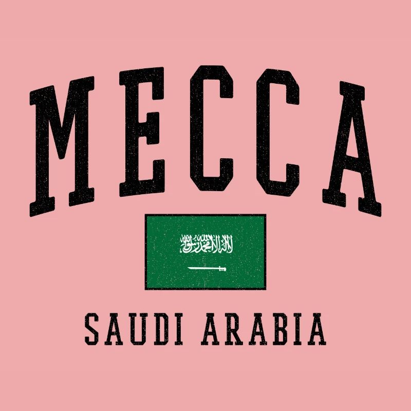 Mecque, Arabie Saoudite : Conception du drapeau