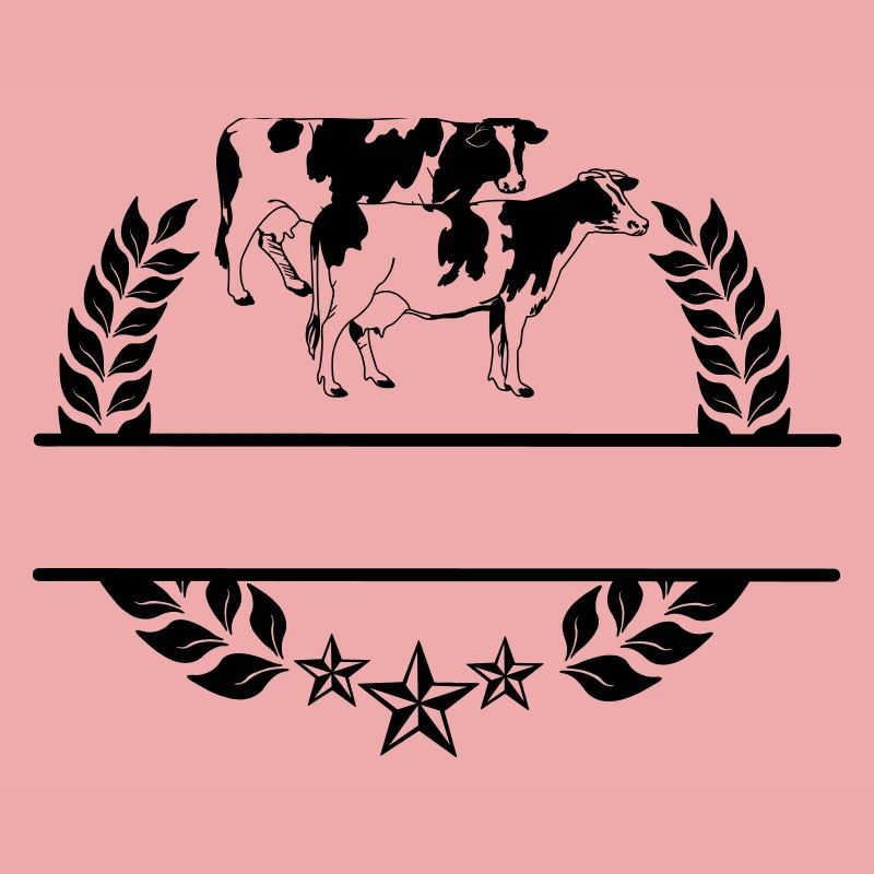 Monogramme de vaches