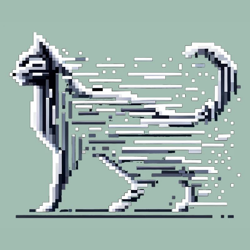Pixel Katze
