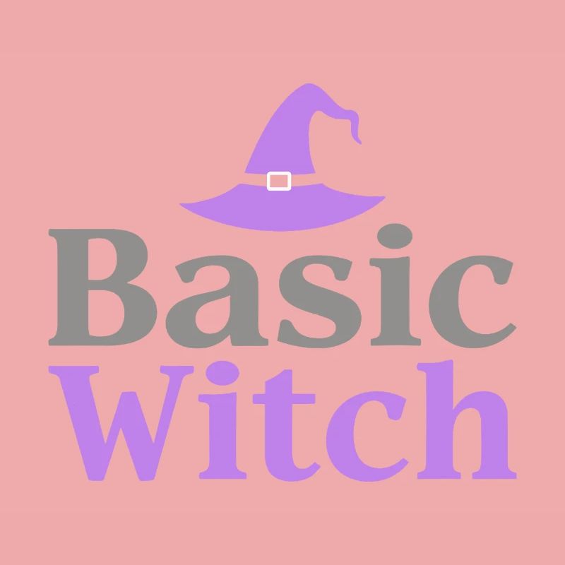 Basic Witch Halloween Spruch Zitat