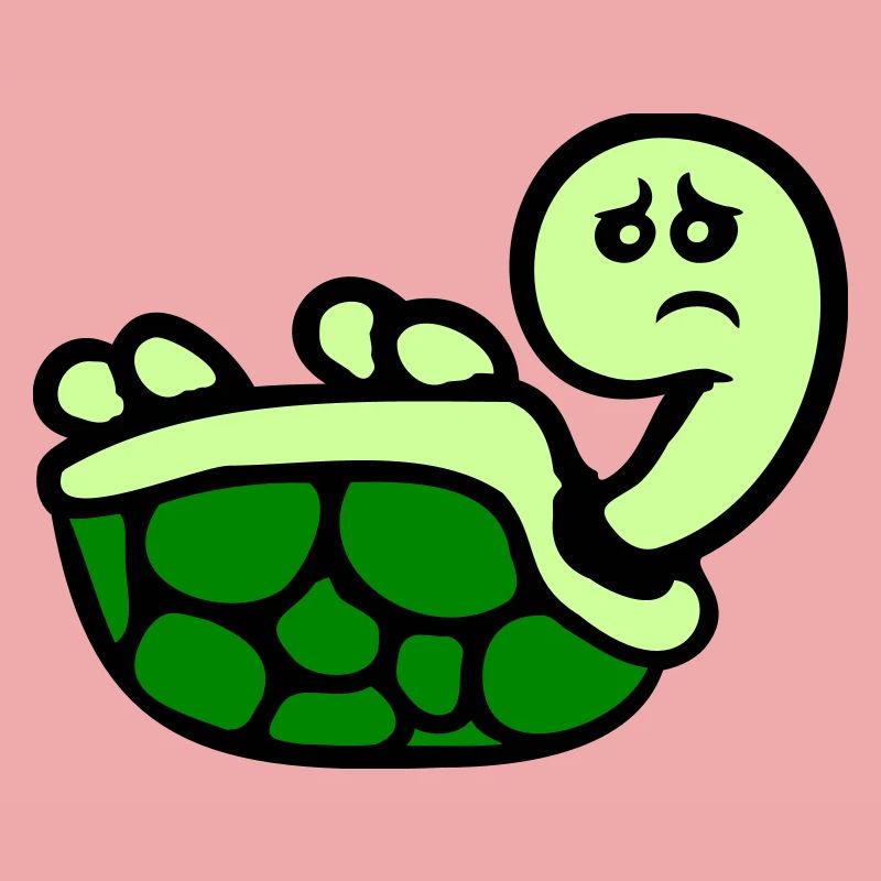 Turtle tipped over on its back lying sad