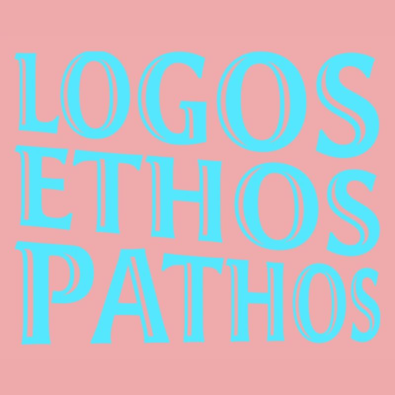 Logos Ethos Pathos Rhetoric Philosophy Student