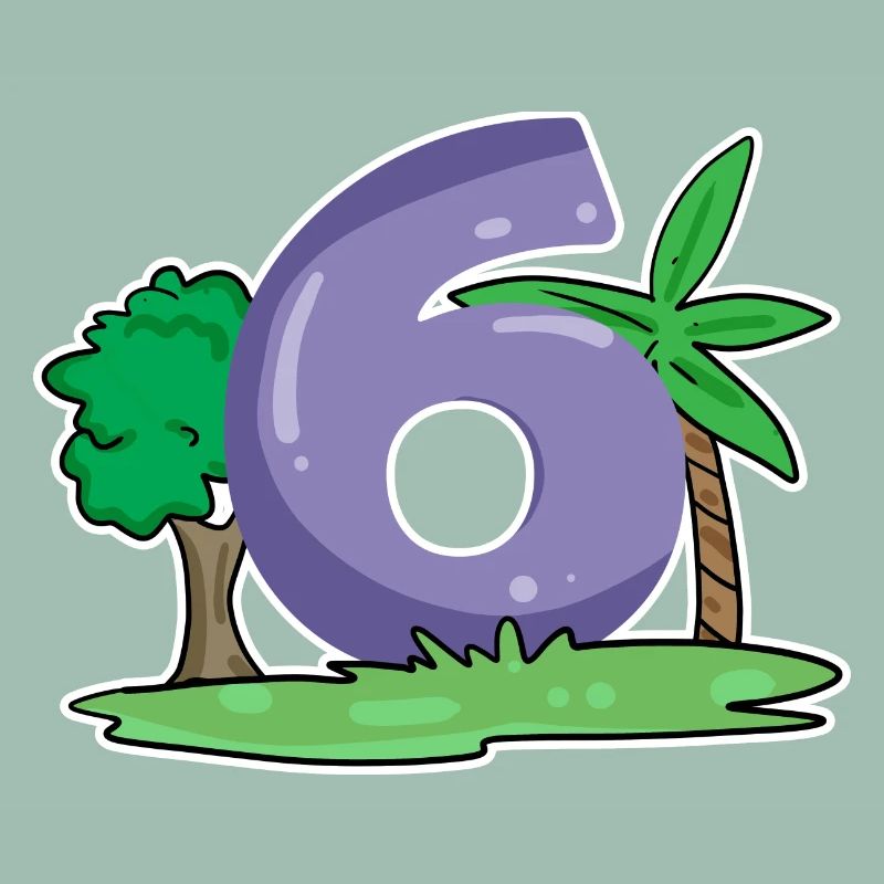 Number 6 Pattern